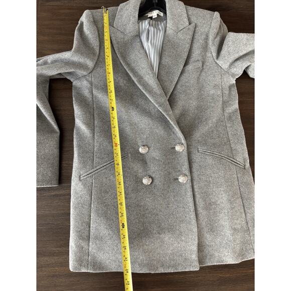 Veronica Beard Gray Double-Breasted Blazer - Picture 12 of 16